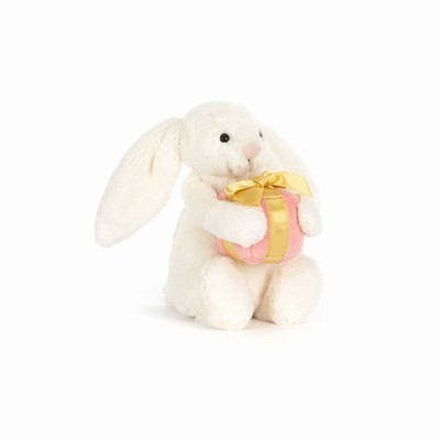 Jellycat Bashful Bunny with Present USA | 78439KDLF